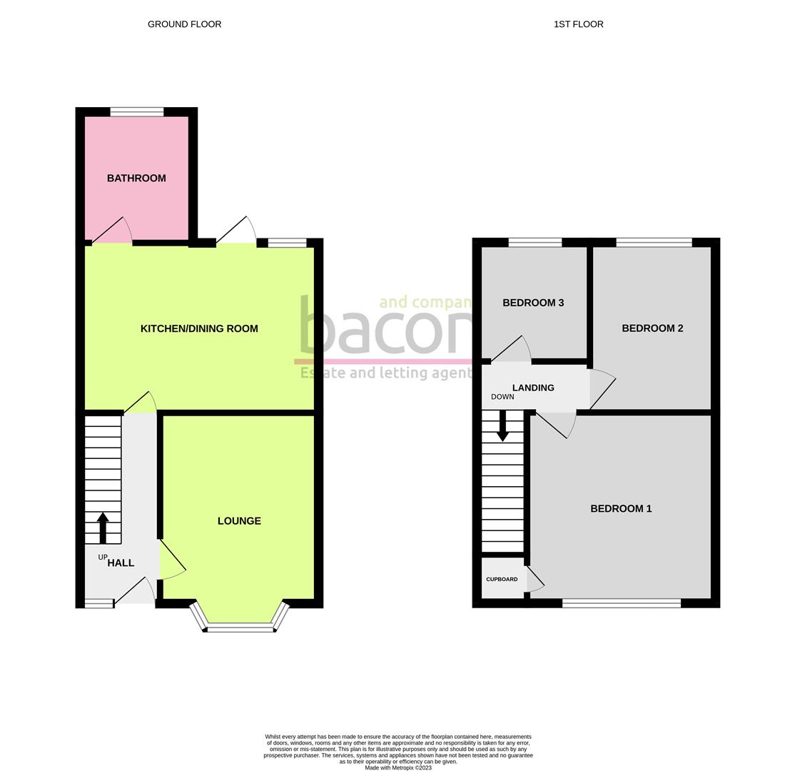 Floor Plan | House - Mid Terrace | Ham Road, Worthing, BN11 | For Sale